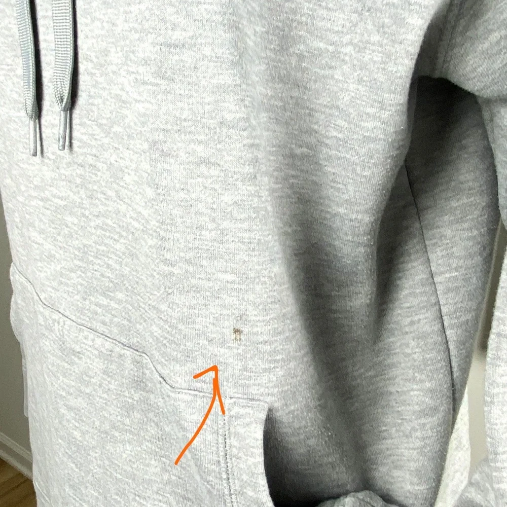 Athleta Incline Hoodie Gray M Super Soft spot - Picture 6 of 9